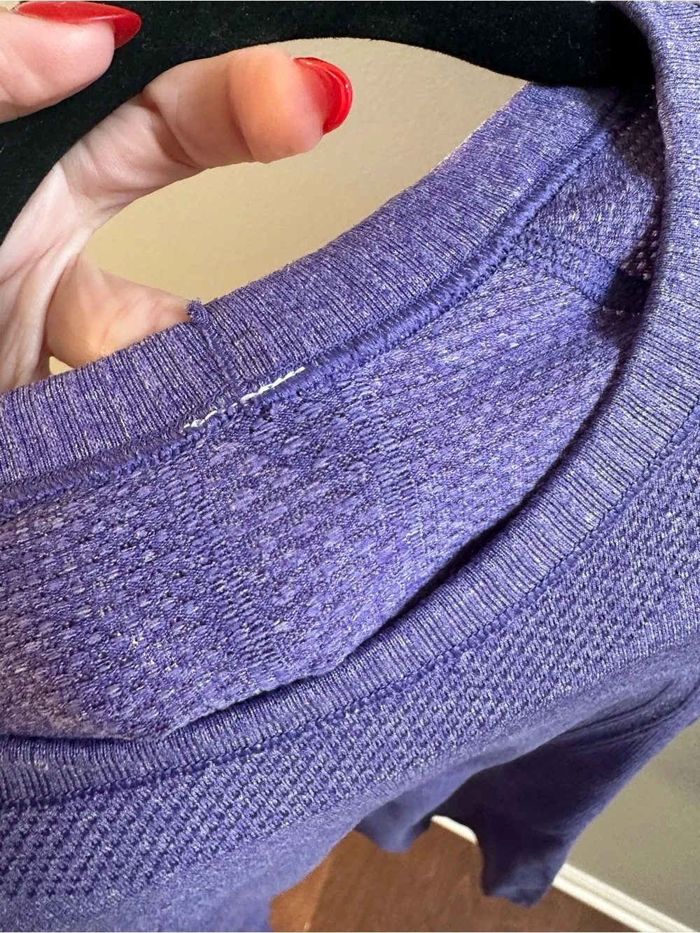 lululemon athletica Short Sleeve Swiftly Purple Heather - Picture 4 of 4